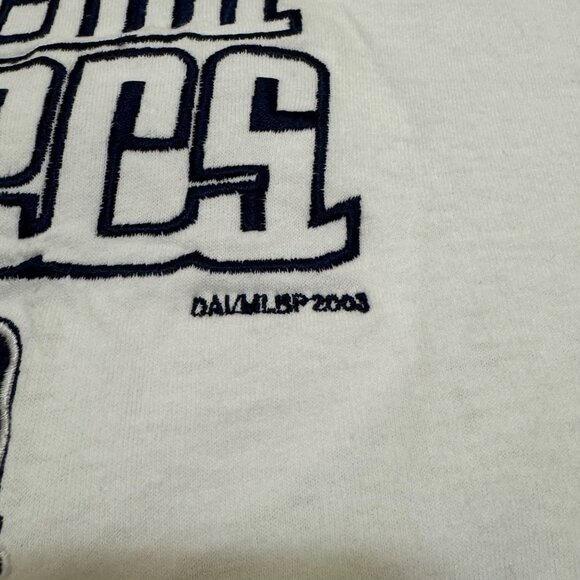 VTG Detroit Tigers Shirt Men's XL White Embroidered MLB Y2K 00s True Fan - Picture 4 of 8